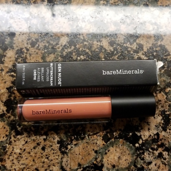 bareMinerals Other - bareMinerals Gen Nude Buttercream Lipgloss -Cosmic